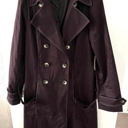 Hi ladies welcome all to this gorgeous looking style Marks and Spencer Stormwear Double Breasted Trench Coat Size UK 16 in perfect condition thanks