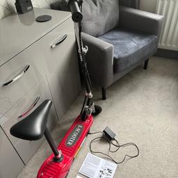 Electric scooter for sale. Been used about 3 times so it’s in excellent condition. Comes with charger and instructions