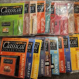 18 classical CDs with mags.
free to collector. 
need gone.
