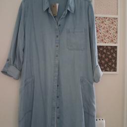 I have a brand new ,with tags ,a denim shirt style tunic size 22 ,can post .