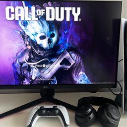Sony ps5 digital for sale with an LG UltraGear 27GP850 Quad HD 27" Nano IPS LCD Gaming Monitor 1440P 180hz monitor its self is 299 at curry’s also comes with a steel series artics nova 7.1 gaming headset wich I paid around 120 pound for last year.