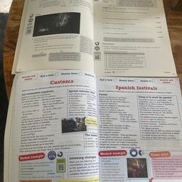 Pearson Spanish AQA GCSE Revision Guide , Workbook and Spanish dictionary.

In immaculate condition. Workbook as new.

From a smoke free home. Collect from Tingley, WF3, near Country Baskets.