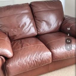 A 2 seater and 3 seater with footstool sofa set for sale.originally bought from cussons. 2 seater and foot stool in good condition.3 seater slightly got wear and tear.looked after really well.