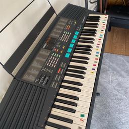 Working Yamaha PSR-48 keyboard with stand and box