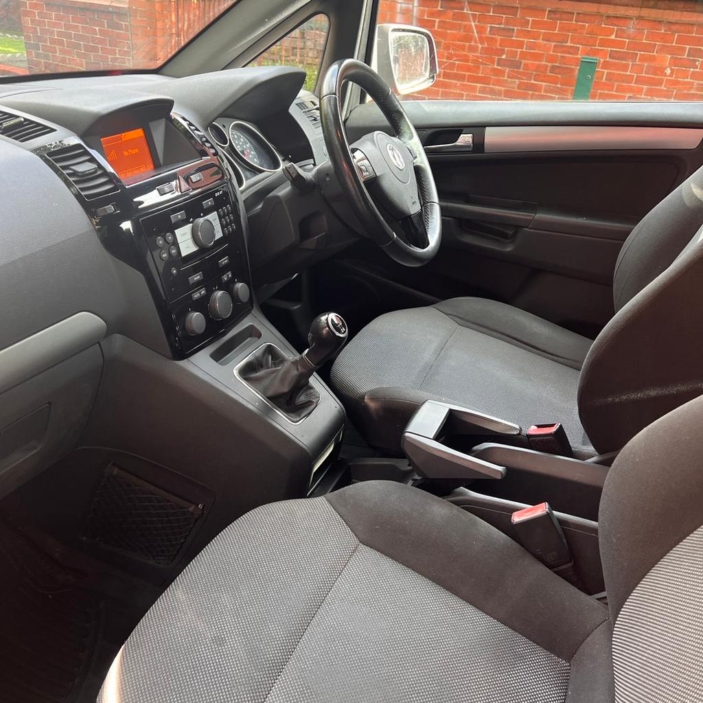 Manual 7 seater zafira. Driven by a lady driver. The body has got some imperfections. Engine management light on hence low price. Collection oldham ol82at.