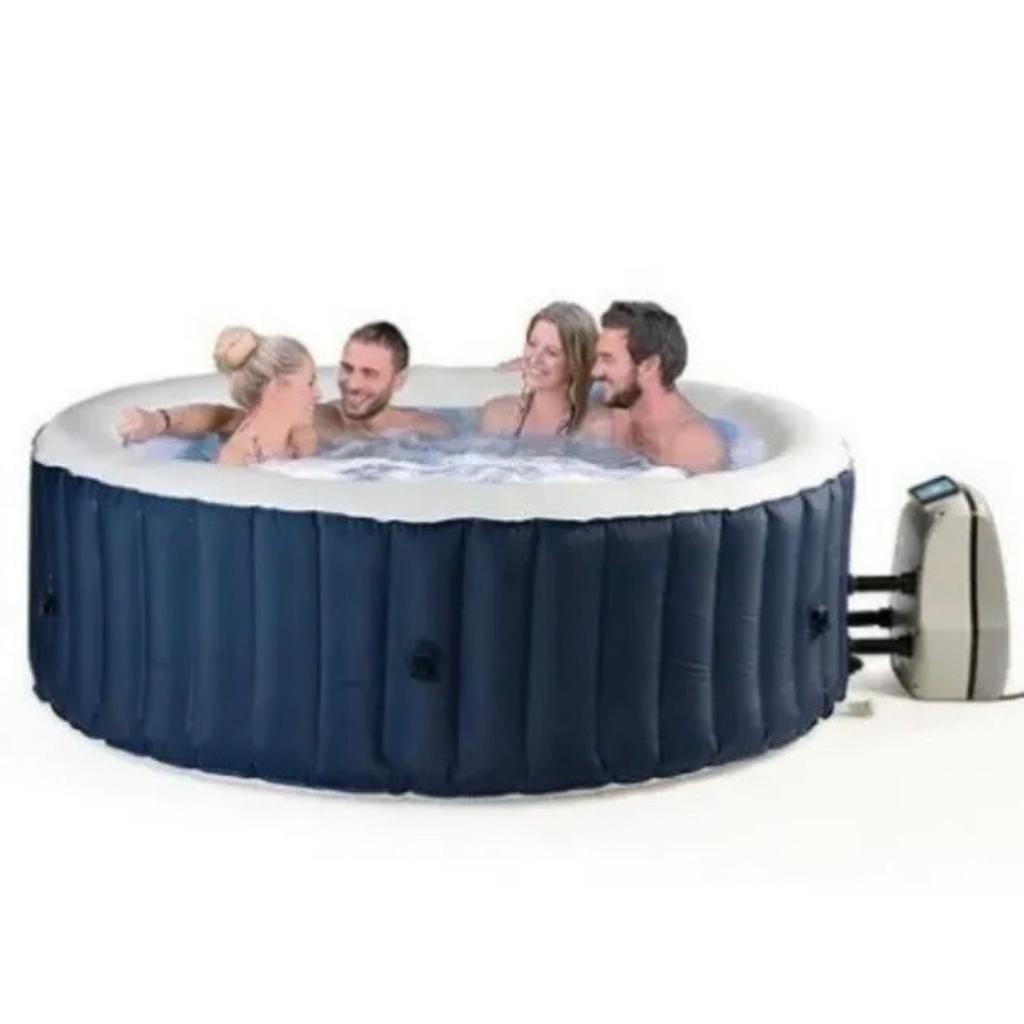 This is a brand new unopened 6 seater hot tub.
Pick up in Monton Manchester

Have a luxury spa experience from home with this 6 person spa!

This spa is easy to set up; simply plug it in, connect the hose and inflate. Then all that is left to do is fill it up with water and set the temperature on the digital monitor to suit you. This spa has an insulated top cover and floor protector to help prevent against damage. Complete with 140 air jets, you're sure to get an authentic spa experience from the comfort of your own home.