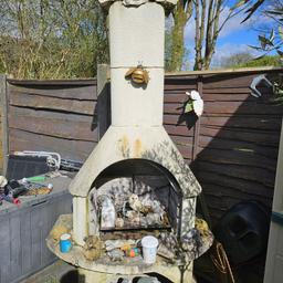 large pizza oven for outside...comes in pieces but heavy....puo whitefield....Great for barbecues.....