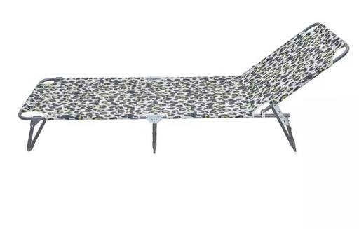 Buy & Sell West Yorkshire Bradford - Photos for Metal Folding Sun Lounger Leopard Print