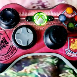 Hi there i im selling my Microsoft xbox360 West Ham United controller in very good condition see pictures of it all working new back and new rubbers

Pick up only from harold hill rm3

No posting

No time wasters