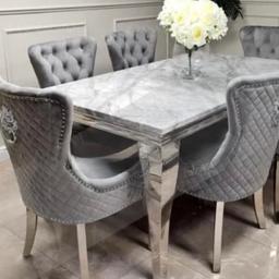 This marble table comes with four (4) chairs 
And one (1) bench 


Only used for a short period of time 
Great condition 

Collection only from E1