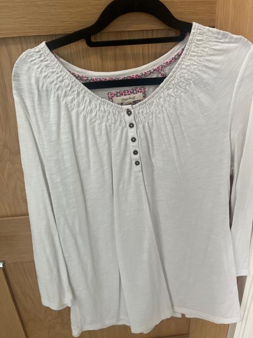 Buy & Sell South East London Kidbrooke - South East London - Photos for White 3/4 sleeve top