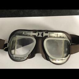Steampunk goggles 🥽 motorbike 🏍️ glasses water proof in good condition old and vintage . Fully stamped. Pls look at the pictures attached for more details can accept PayPal,collection,bank transfer or delivery of close by . Shpocks wallet too