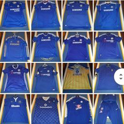Hello, I am selling various Chelsea jerseys, sizes from M-XL (please inquire) and all jerseys are 100% original (verifiable). 

If you have any questions please contact me and for more photos. 

Greetings 
Malik Pala