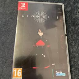 Nintendo Switch Signalis Game comes with a hologram. Collection B20 