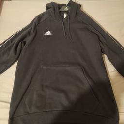 Black Adidas Hoodie Brand New
Never worn only been hung in wardrobe 
Selling because it is too big for me 
Price - £40 ono