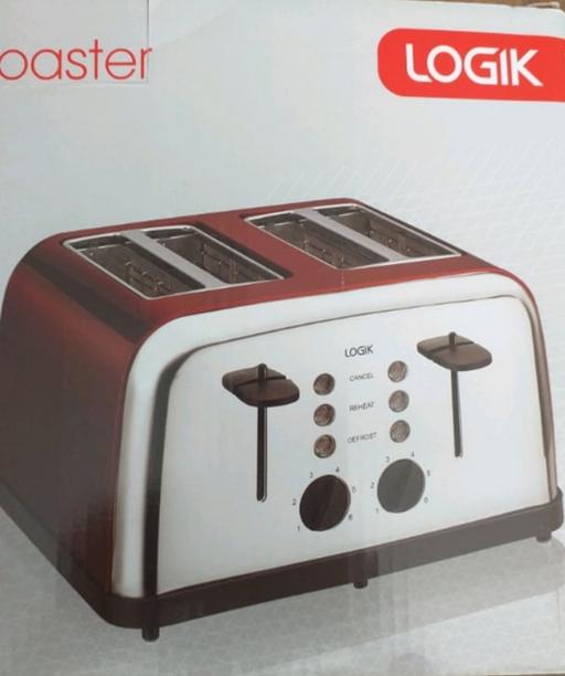 Buy & Sell Merseyside Liverpool - Photos for Logik 4 Slice Red Toaster