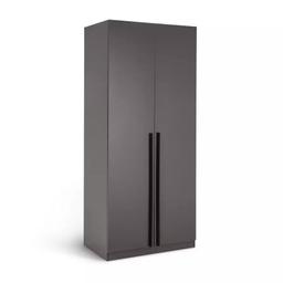 Habitat Munich 2 Door Wardrobe - Anthracite

💥New/other. Flat packed💥

Made of wood effect.
2 doors.
2 adjustable hanging rails.
Hanging rail holds up to 12kg.
1 adjustable shelf
Size H210, W91, D58.5cm.
Internal hanging space H187, W74.9, D54cm.
Handle size: L103, W3.2cm.
Weight 77kg

💥Check our other furniture💥