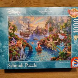Verkaufe dieses 1000teilige Puzzle von Schmidt. das Motiv ist Disneys Peter Pan, von Kinkade gemalt. Puzzle wurde 1x gelegt.

Kein Versand