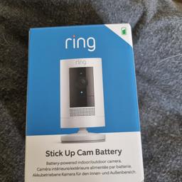 Ring stick up cam
Brill condition 
2 days old
£50 no offers