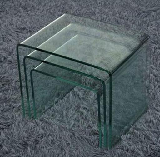 Buy & Sell West Midlands Birmingham - Photos for Nest Of Tables Set Of 3 Glass Coffee Table, N