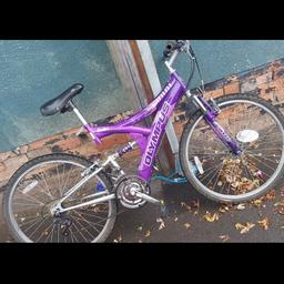 Cheap And Cheerful Suspension Purple Bike Needs Some TLC Need To Be Gone ASAP.
18" Frame
26×1.75 Tyre Size

Ownership Transferred On
UK Bike Register Upon Collection.

*That If You Want The Ownership Certificate Otherwise I Can Sell Without Ownership*