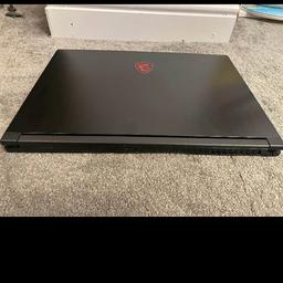 MSI GF63 Gaming Laptop

15.6"
Gtx 1650 4GB DDR6 Vram

8Gb Ram
256Gb & 500Gb SSD

Boxed
Genuine charger
Genuine windows 11

2 keys are loose. Taped and work fine
Can put on office too

This item isn't free
Open to reasonable offers
No time wasters
Thanks