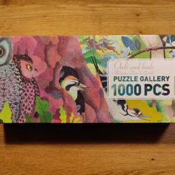 Verkaufe dieses 1000teilige Puzzle von Djeco, Motiv sind verschiedene Vögel.

kein Versand