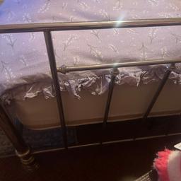 Selling my beautiful king size bedframe only 12 months old purchased from very for £750 it’s a beautiful bed just changing my decor will be dismantled for transportation really stunning bed grab a bargain large crystals on each corner