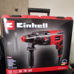 Einhell rotary hammer drill 

Includes a few drill bits:
8 x 160mm
10 x 160mm
12 x 160mm
And
250mm