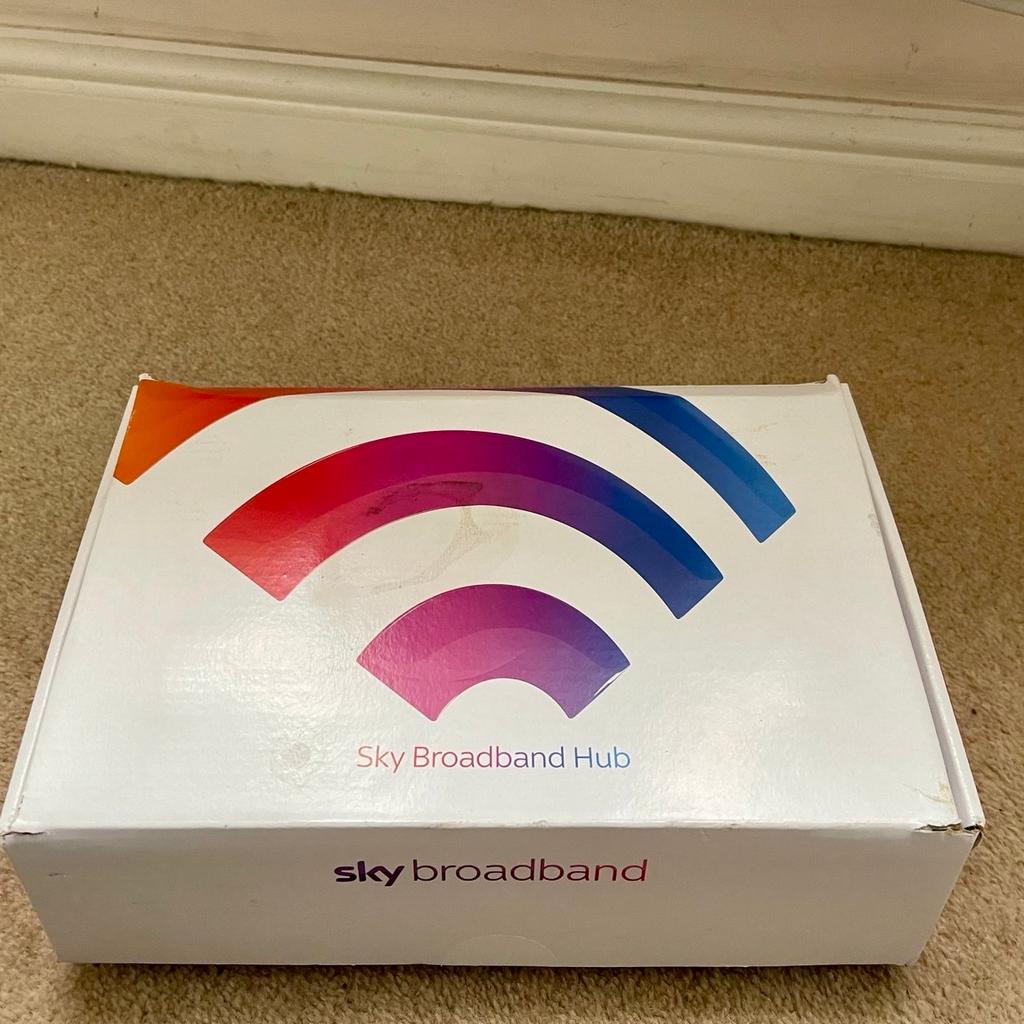 Sky SR203 router , full working order , good condition . Located in Chorley , Lancashire .