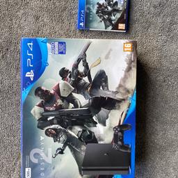 PS4 console 500GB (boxed Destiny 2 edition) with two controllers and Destiny game comes with all cables in excellent condition

Buyer to collect
