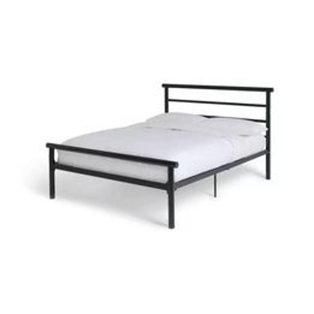 Avalon Double Metal Bed Frame - Black

Mattress NOT included

💥 New/other, Flat packed in the box💥

Part of the Avalon collection.
Metal frame.
Base with metal slats.
No storage.
Size W150, L199.2, H104cm.
Height to top of siderail 71cm.
30cm clearance between floor and underside of bed.
Weight 25.1kg

💥 Check our other items 💥