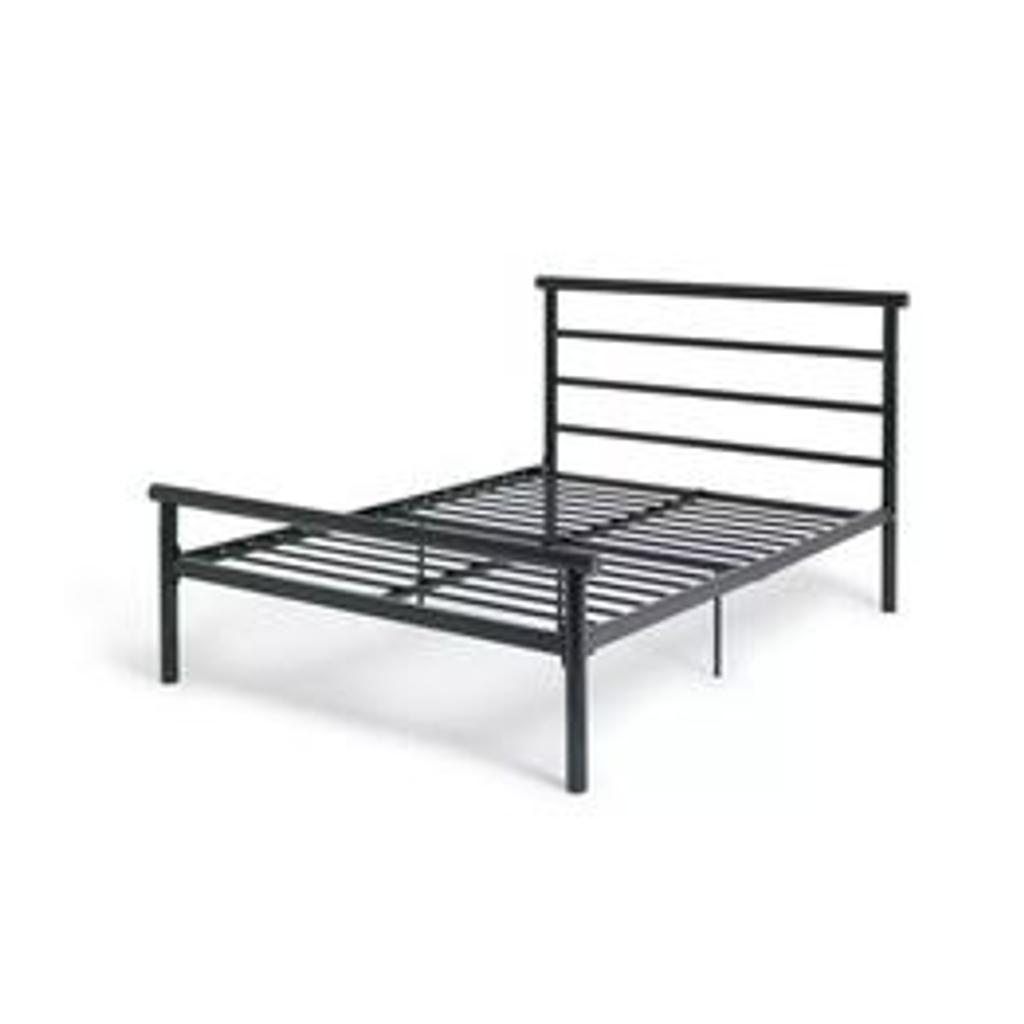 Avalon Double Metal Bed Frame - Black

Mattress NOT included

💥 New/other, Flat packed in the box💥

Part of the Avalon collection.
Metal frame.
Base with metal slats.
No storage.
Size W150, L199.2, H104cm.
Height to top of siderail 71cm.
30cm clearance between floor and underside of bed.
Weight 25.1kg

💥 Check our other items 💥