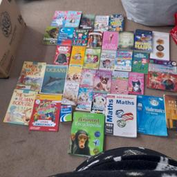 a variety of kids, pre teen n teenage books, selling as no longer read well looked after good condition need gone asap due to moving. collection only