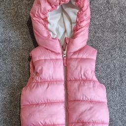 Next girl's body warmer pink.Very warm very good condition 2-3 years