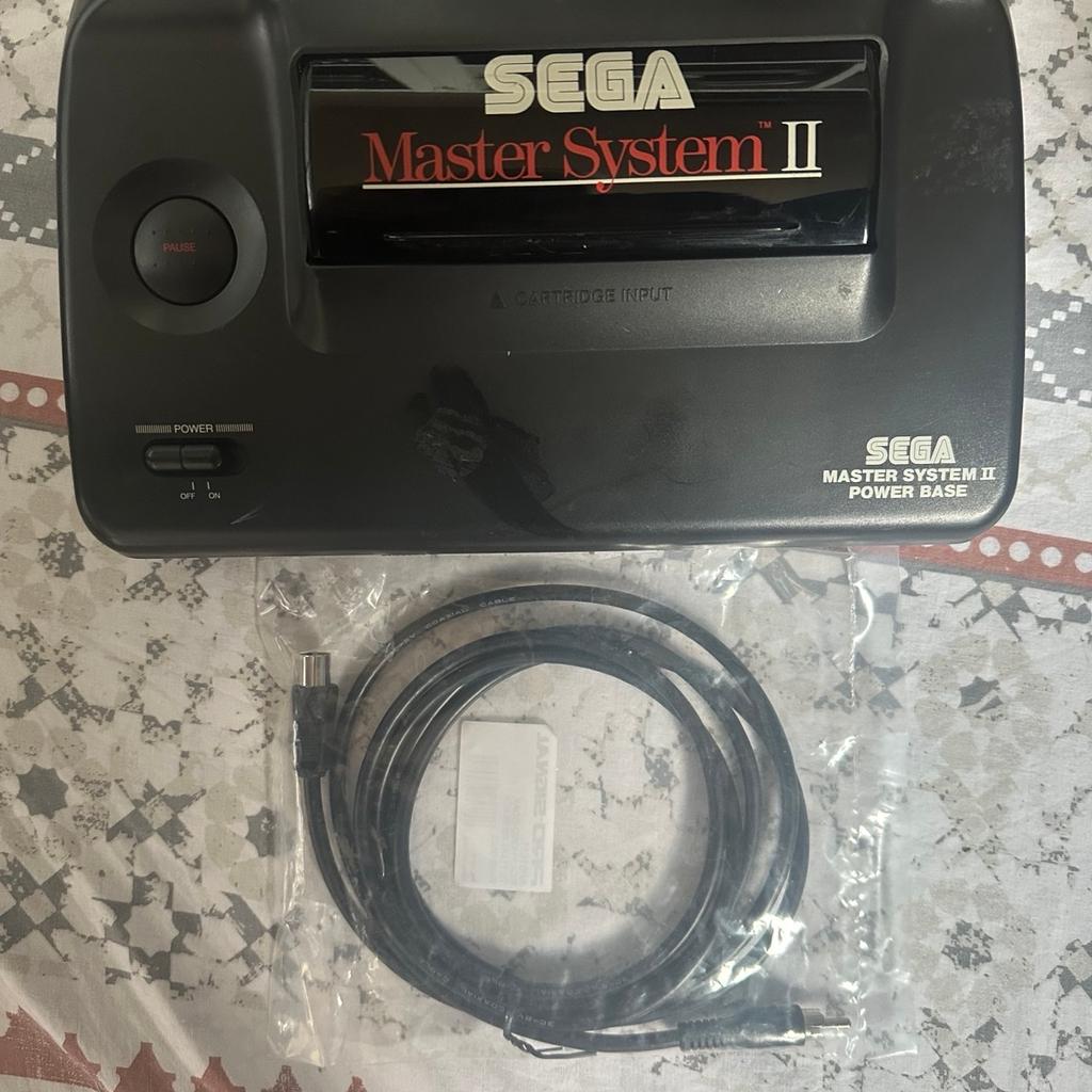 Sega master system 2 with sonic built in fully tested and working unit and aerial only £20 postage available at buyer’s expense