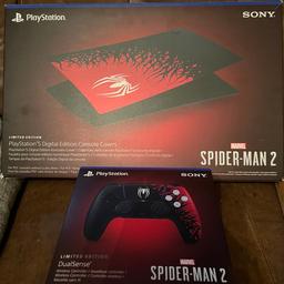 Pad and digital plates limited edition spider man 2 
like new only used for display pad hasn’t be used to game boxed official Sony CeX sell unboxed pad for 110 alone grab a bargin