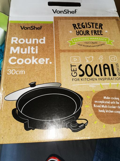 Buy & Sell South West London Stockwell - South West London - Photos for VonShef Multi Cooker 30cm