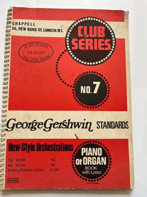 Buy & Sell North Yorkshire Harwood Dale - North Yorkshire - Photos for GEORGE GERSHWIN STANDARDS (UK SONGBOOK)