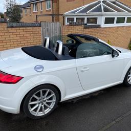 2016 Audi TT Roadster 1.8 TFSI Petrol, Car is CAT N due to previous vandal damage which all parts were replaced by Audi.
Perfect summer car runs perfectly with only minor wear and tear, Half Leather half Alcantara seats, full digital dash, Apple CarPlay and all usual Audi refinement, Mot passed in feb with nothing noted and no advisory’s all tyres are at least 5mm, car is fault free, any inspection welcome.