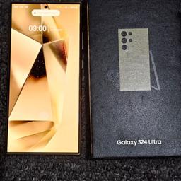 s24 ultra, new out of box manufacturing warranty quick sale, trusted seller colour amber yellow dual sim unlocked. Collection price is 700 no negotiation