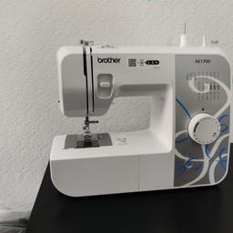 Brother sewing machine .was bought brand new ,only used about five times .white in colour and grey . it's plastic ,metal . Dimensions are - 26,4Dx113Wx94H centimetres.Corded electrical.17 stitch sewing machine . Drop in a bobbin .LeD lighting .Never replaced a bulb .Quick and easy to use . Stitch selections .4 step button hole . bag of materials added with this machine that I had left . Also 10 silver empty metal bobbins in with it for you .