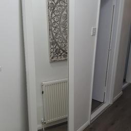 Brand new never used
This door can only be used with the 201cm high PAX frame
slight scratches on wood on corner of back of door but not noticeably. Cost 110 new  wanting £65 . Can be also used a a mirror Collection south Croydon or can deliver local