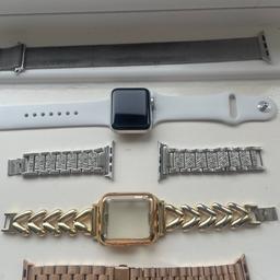 Apple Watch Series 3
38mm
Good condition
Still fully working

Comes with multiple watch straps
Collection only

Message me
