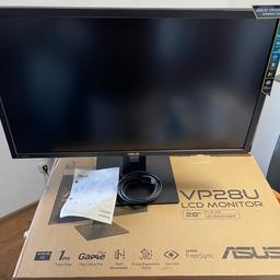 Asus VP28U Gaming Monitor
- 28"
- LED Backlight
- Ultra HD 4K
- 2 x HDMI Ports
- 1 x DisplayPort

Privatverkauf, keine Gewährleistung & Rücknahme!