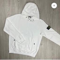 Brand new with tags, 12 different colours available. Message for more info!

Brand new stone Island hoodies. Message me for more info. Loads of stock available! Jackets, sweatshirts, hoodies, joggers, cargos, T-shirts , polos, long sleeve and over-shirts and shorts. 