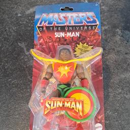 Original verpackte Masters of the Universe Sun-Man Figur.

Versand ist möglich gegen Aufpreis. 

Bei Interesse gerne melden.

Privatverkauf, keine Garantie und Rücknahme.