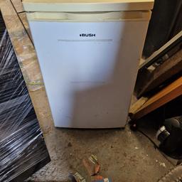 Small Bush fridge. In full working order. Shelves intact.

83x55x57