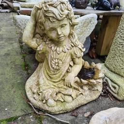 Fairy Statue made in concrete. approx 23 inch tall. Billesley B13 or delivery possible for cost of fuel