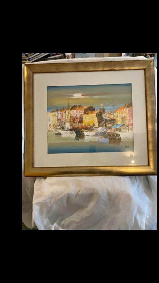 Buy & Sell South East London Shirley - South East London - Photos for Oil Painting of St Tropez. Signed IVAN.